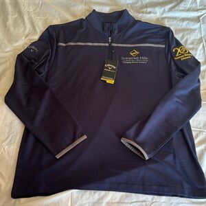 NWT - Callaway Weather Series Quarter Zip - Size L